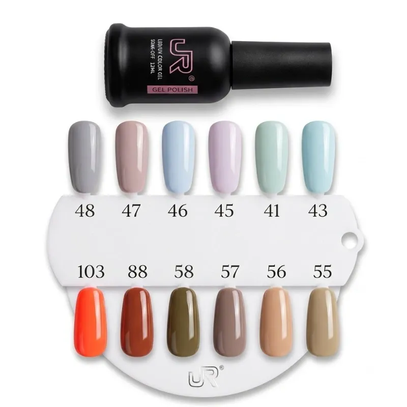 Esmaltes JR 12 ml pomo negro (tonos varios)