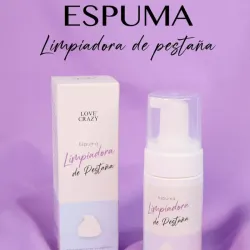 Espuma limpiadora de pestañas