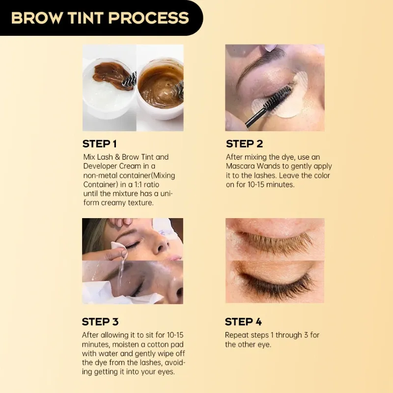 Kit de tinte de pestañas