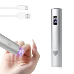 Mini lámpara recargable soft gel