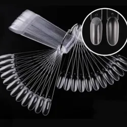 Muestrario de uñas almendrado