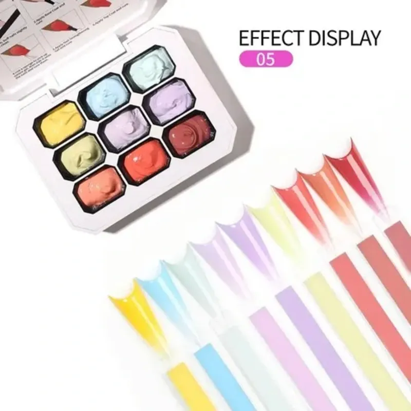 Paleta de painting tonos pasteles