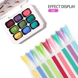Paleta de painting tonos pasteles vibrantes 