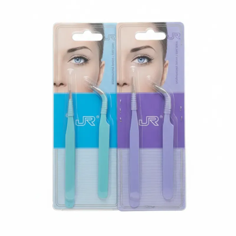 Pinzas de pestañas doble JR