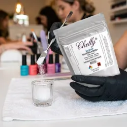 Polvo por onza clear y pink