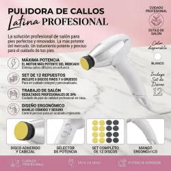 Pulidora de callos profesional Latina