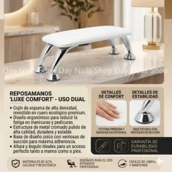 Reposamanos metálico profesional