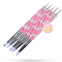 Set de pinceles silicona y puntero