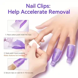 Set de presillas para remover esmalte
