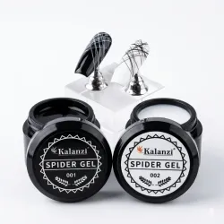 Spider gel Blanco y negro