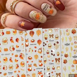 Sticker Otoñales corazón| calabaza| zorrillos