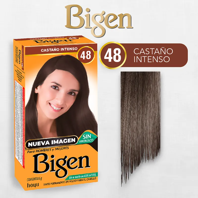 Tinte Bigen #48 “Castaño Intenso”
