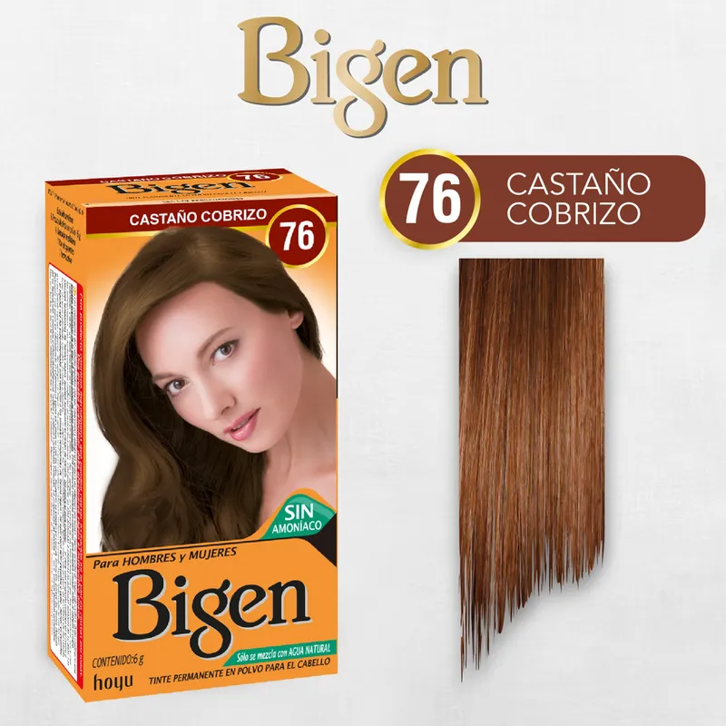 Tinte Bigen #76 “Castaño Cobrizo”