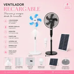 Ventilador Recargable