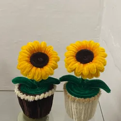 macetica de girasol🌻