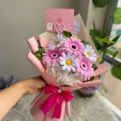 ramo de gerberas y margaritas🌼