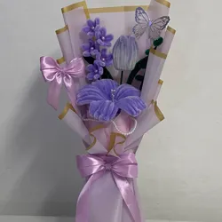 ramo flor de cerezo morado💜🎀