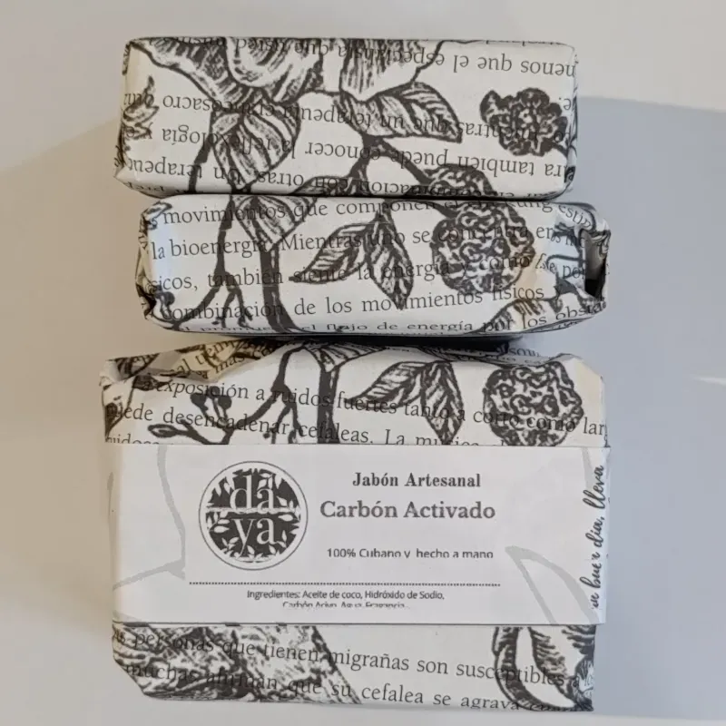 Jabón de Carbón Activado 80g