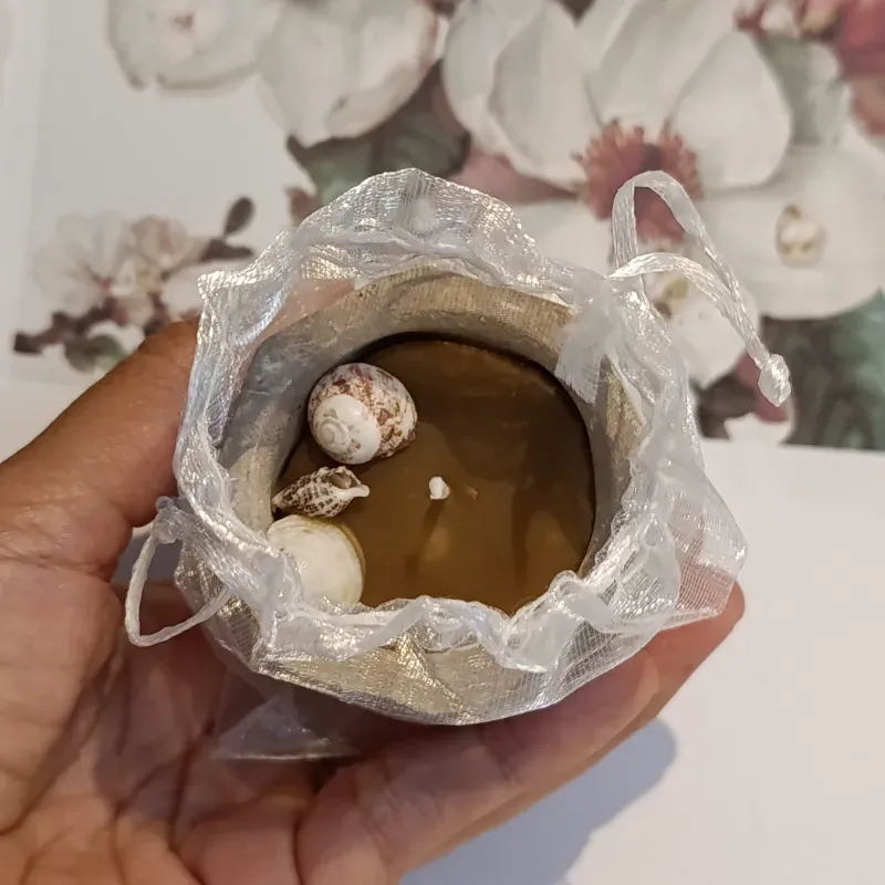 Velitas con caracolas