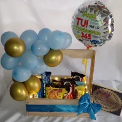 Caja de regalo de madera personalizada al gusto