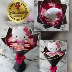 Ramo Besos de Ángel con Peluche