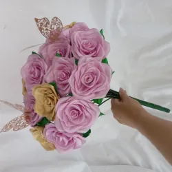 Ramo Bouquet de 20 rosas Medianas para bucaros