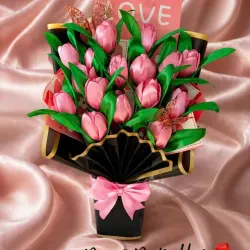 Ramo de 16 tulipanes