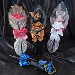Rosas individuales medianas