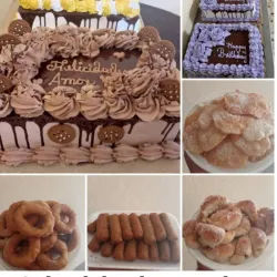 Cake grande y  bufet