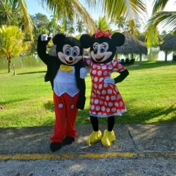 Pareja Minnie y Mikey