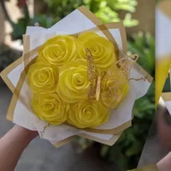 Ramo de 7 rosas eternas 