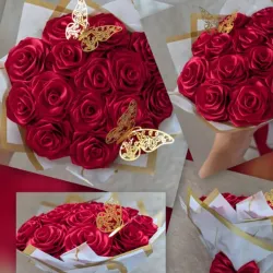 Ramos de 15 rosas eternas 