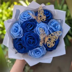 Ramos de 15 rosas eternas 