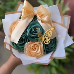 Ramos de 7 rosas eternas 