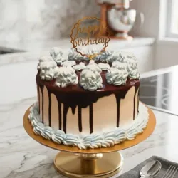 Cake c/ cobertura chocolate