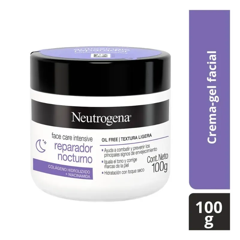Crema Neutrogena Reparador Nocturno 100g 
