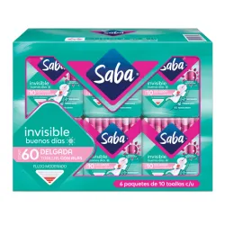 Almohadilla sanitaria SABA 10 unidades 