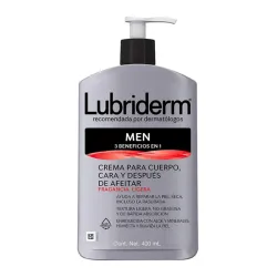CREMA LUBRIDERM PARA CUERPO CARA Y DESPUÉS DE AFEITAR