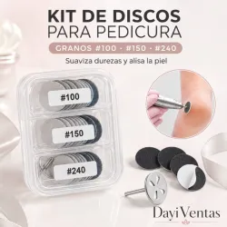 KIT DE DISCO PARA PEDICURA 