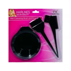 Boll con brochas para peluquería 