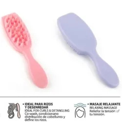 CEPILLO MASAJEADOR PARA CABELLO CON CABO 