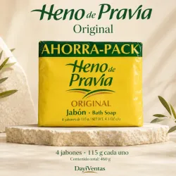  JABON HENO DE PRAVIA PACK (4*115g)