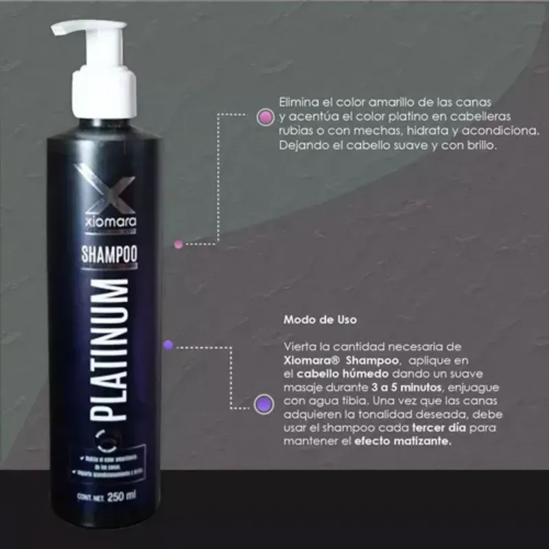 Champú matizador Xiomara
