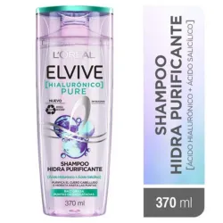 SHAMPOO LOREAL HIALURONICO PURÉ 370ML