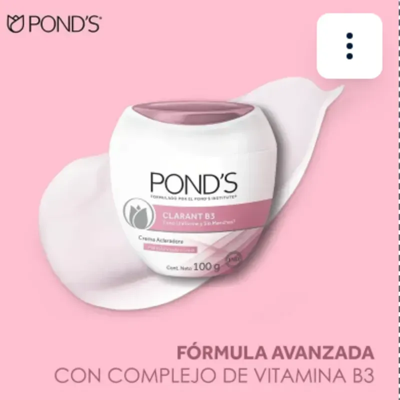 CREMA ACLARADORA POND'S 100 G