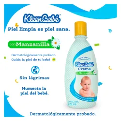 Crema corporal para bebé con manzanilla 250ml