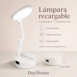 LAMPARA LED PLEGABLE  RECARGABLE 