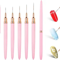 PAQUETE DE 5 PINCELES LINER PARA DISEÑOS