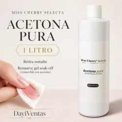 ACETONA PURA 1lt MISS CHERRY 
