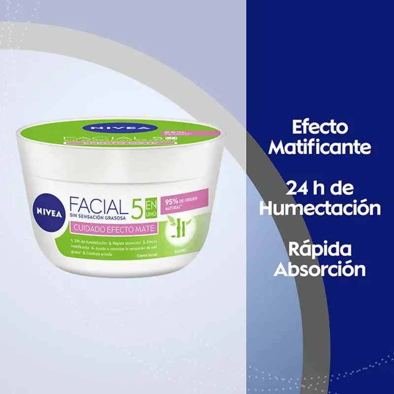 CREMA FACIAL NIVEA EFECTO MATTE 200ML 